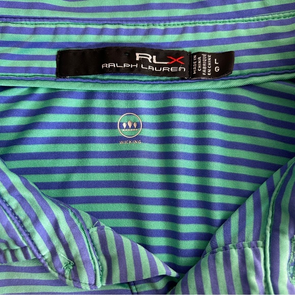 Ralph Lauren RLX Men’s Performance Golf Polo Size L - Picture 7 of 9